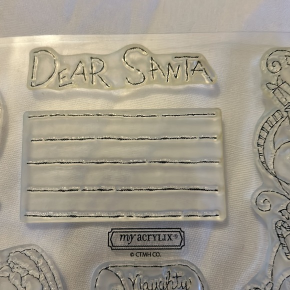 Santa’s List D1383 stamp set - Picture 3 of 10